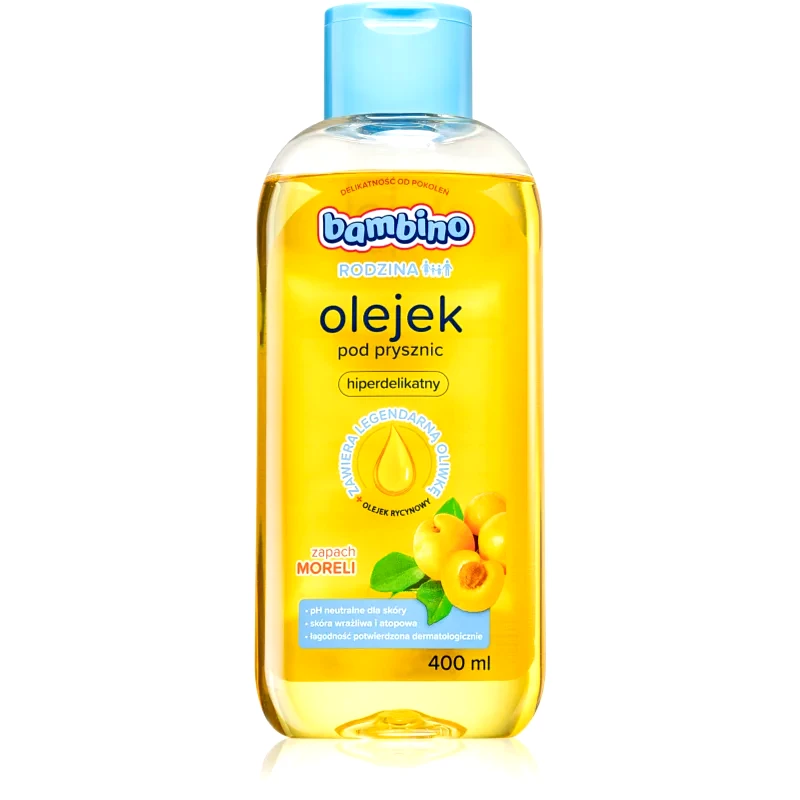 Bambino Bambino Family Shower Oil Apricot λάδι για ντους Apricot 400 ml
