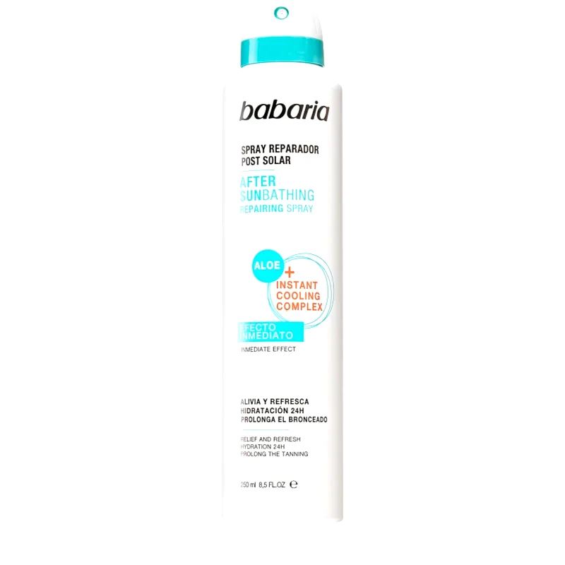 Babaria Babaria After Sunbathing Repairing Spray σπρέι για μετά την ηλιοθεραπεία με δροσερό αποτέλεσμα 250 ml