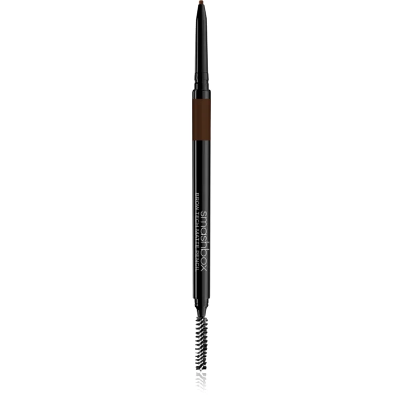 Smashbox Smashbox Brow Tech Matte Pencil αυτόματο μολύβι για τα φρύδια με βούρτσα απόχρωση Brunette 0.09 γρ