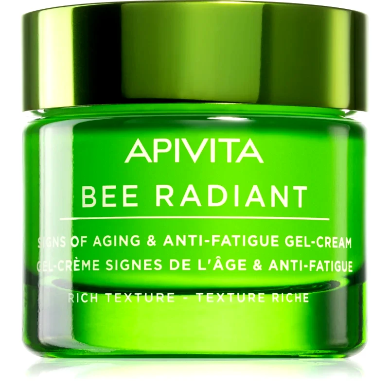 Apivita Apivita Bee Radiant Cream - Rich Texture έξτρα θρεπτική κρέμα προσώπου ενάντια στη γήρανση και σύσφιξη της επιδερμίδας 50 ml