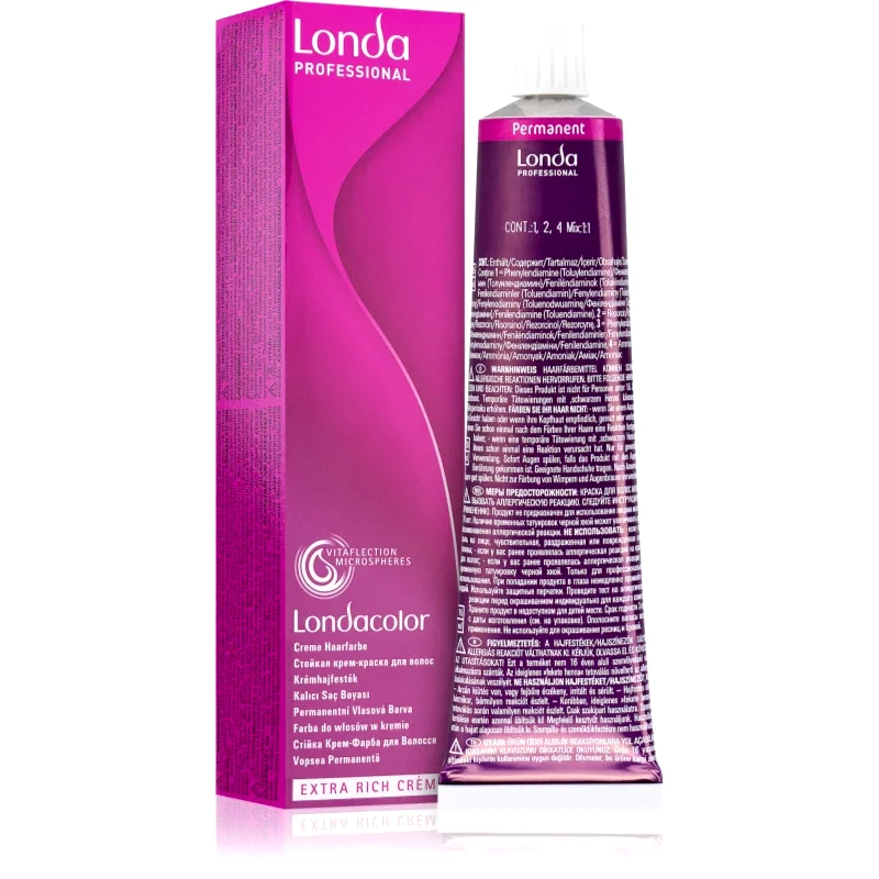 Londa Professional Londa Professional Permanent Color Extra Rich μόνιμη βαφή μαλλιών απόχρωση 5/5 60 ml