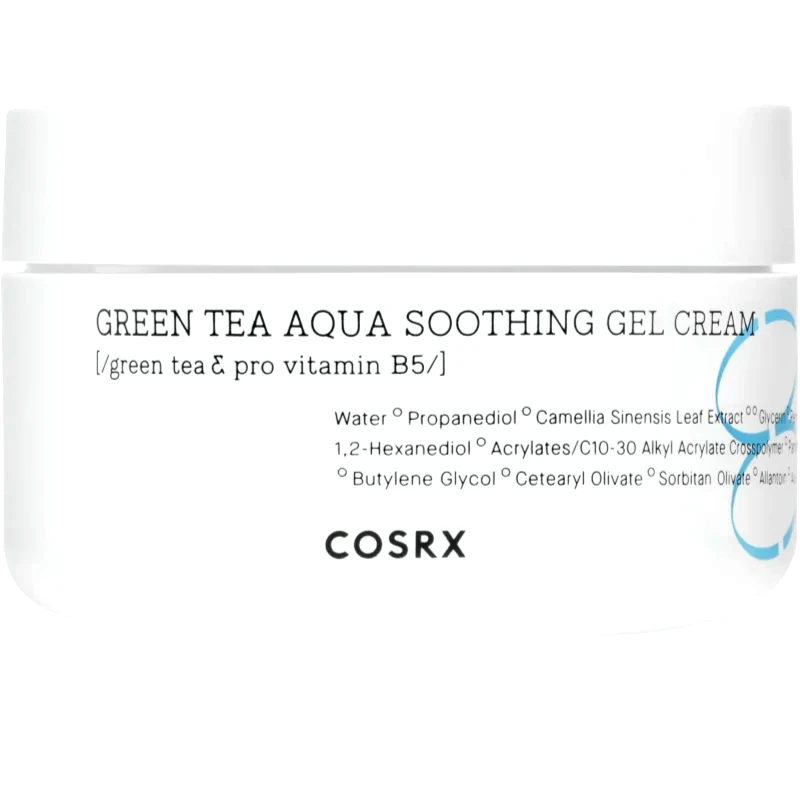 Cosrx Cosrx Green Tea Aqua Soothing ενυδατική κρέμα τζελ με καταπραϋντική δράση 50 ml
