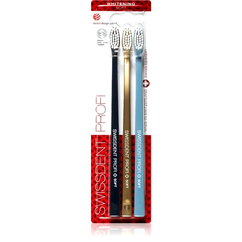 Swissdent Swissdent Whitening Trio οδοντόβουρτσα soft 3 τμχ