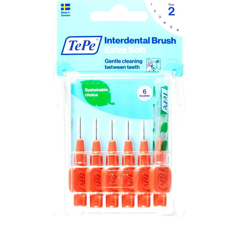 TePe TePe Interdental Brush Extra Soft μεσοδόντια βουρτσάκια 0,5 mm 6 τμχ