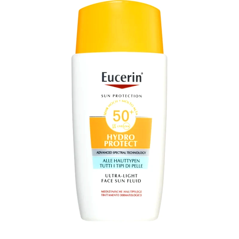 Eucerin Eucerin Sun Protection αντηλιακό υγρό για πρόσωπο SPF 50+ 50 ml