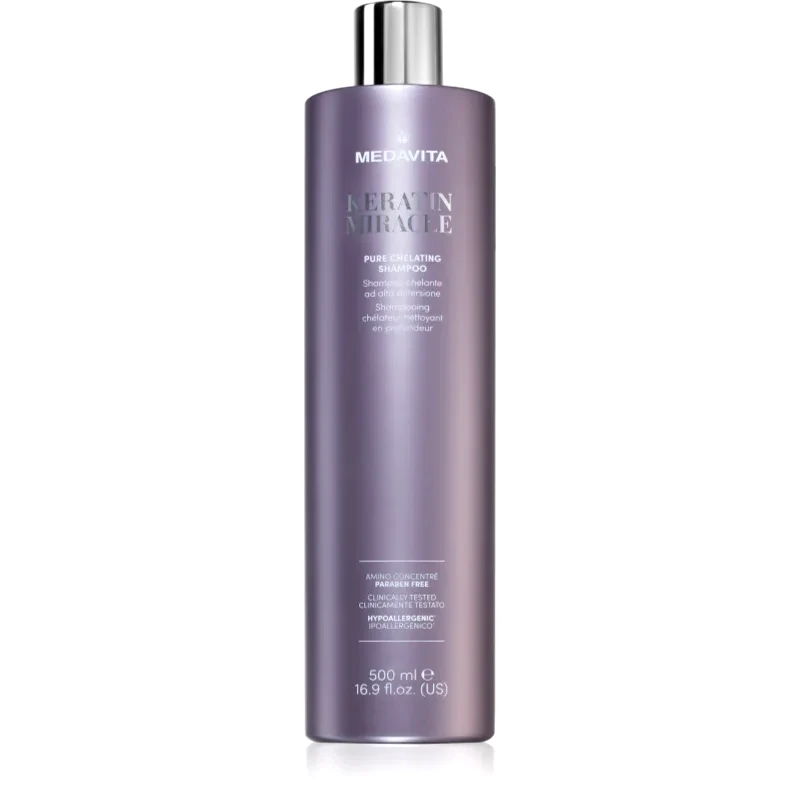 Medavita Medavita Keratin Miracle Pure Chelating Shampoo σαμπουάν για βαθύ καθαρισμό για τα μαλλιά 500 ml