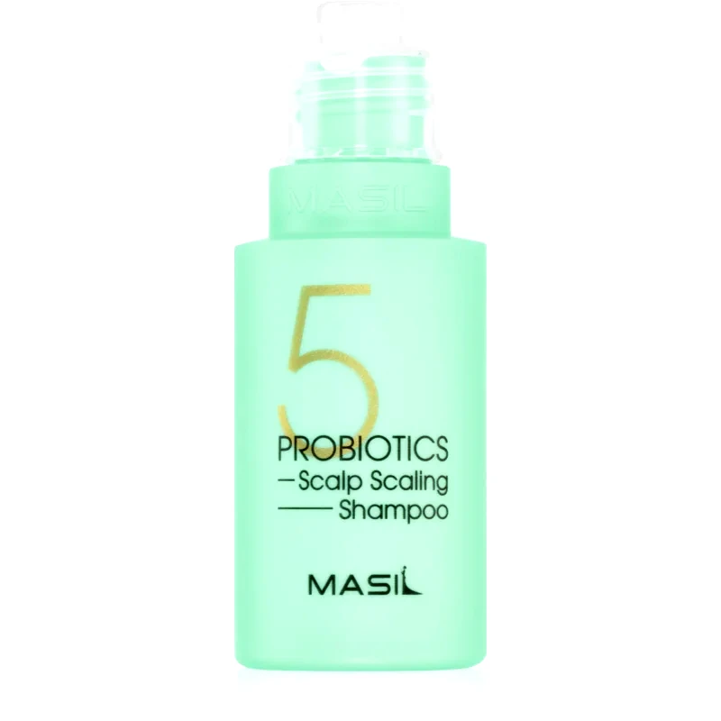 MASIL MASIL 5 Probiotics Scalp Scaling σαμπουάν για βαθύ καθαρισμό για την αντιμετώπιση της λιπαρής πιτυρίδας 50 ml