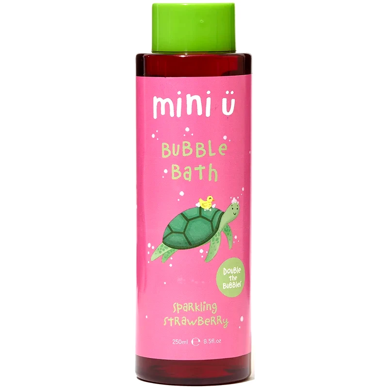 Mini-U Mini-U Bubble Bath Sparkling Strawberry αφρόλουτρο μπάνιου για παιδιά 250 ml