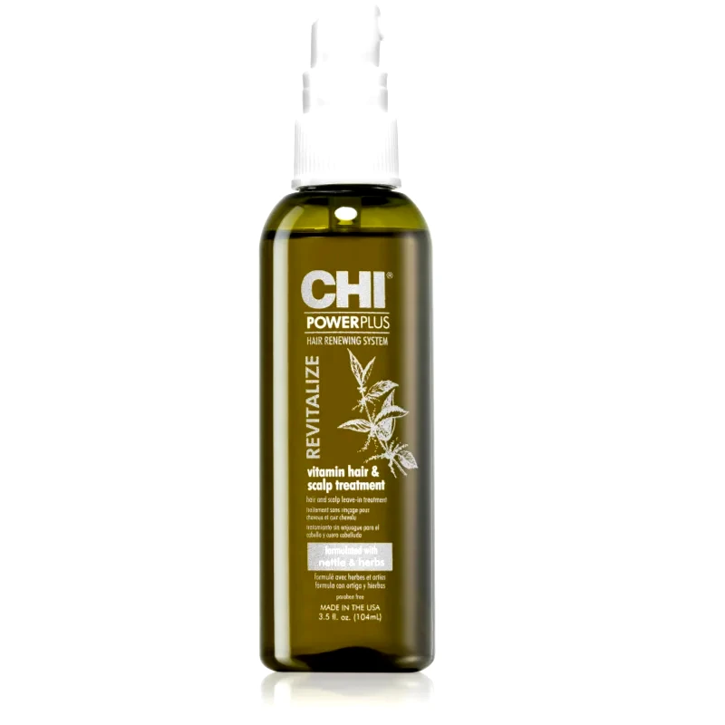 CHI CHI Power Plus Revitalize δυναμωτική φροντίδα χωρίς ξέβγαλμα για μαλλιά και το δέρμα του τριχωτού της κεφαλής 104 μλ