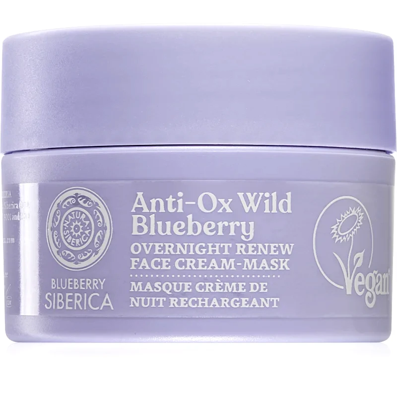 Natura Siberica Natura Siberica Anti-Ox Wild Blueberry αποκαταστατική κρεμώδη μάσκα νύχτας 50 ml