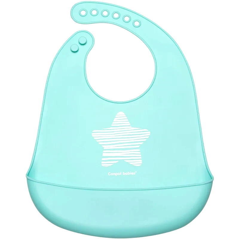 Canpol Babies Canpol babies Pastels σαλιάρα 4m+ Blue 1 τμχ