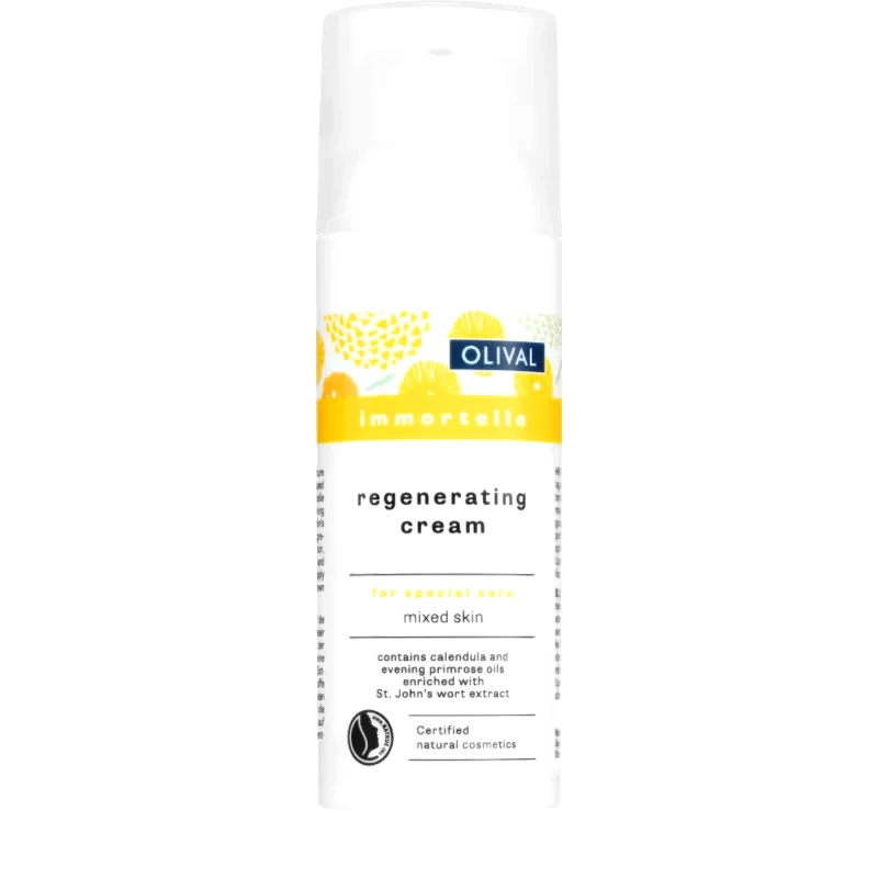 Olival Olival Immortelle Regenerating Cream αναγεννητική κρέμα για μικτή και λιπαρή επιδερμίδα 50 ml