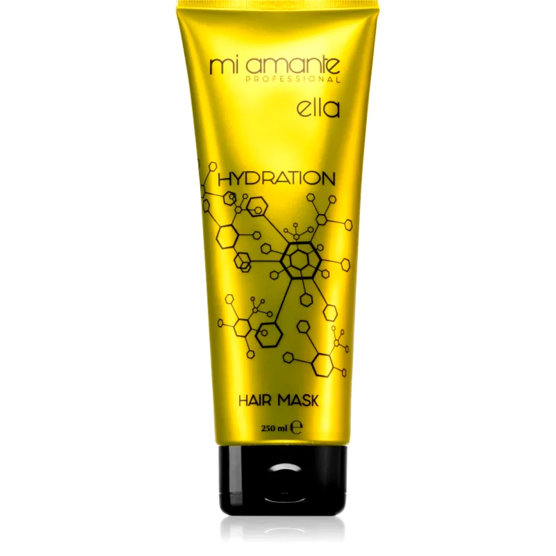 Mi Amante Professional Mi Amante Professional Ella Hydration Hair Mask εντατικά ενυδατική μάσκα για ξηρά και κατεστραμμένα μαλλιά 250 ml