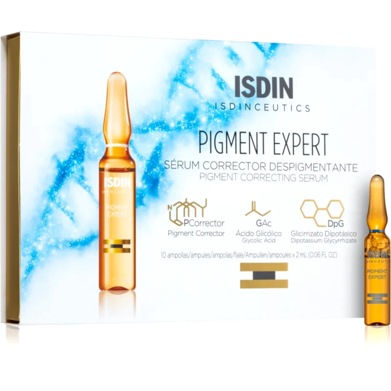ISDIN ISDIN Isdinceutics Pigment Expert ξανοιχτικός διορθωτικός ορός κατά των χρωστικών κηλίδων σε αμπούλες 10x2 ml