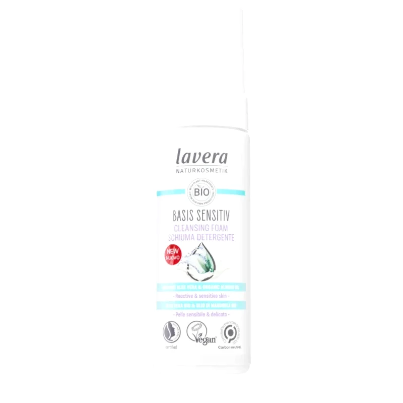 Lavera Lavera Basis Sensitiv απαλός καθαριστικός αφρός για ευαίσθητη επιδερμίδα 150 ml