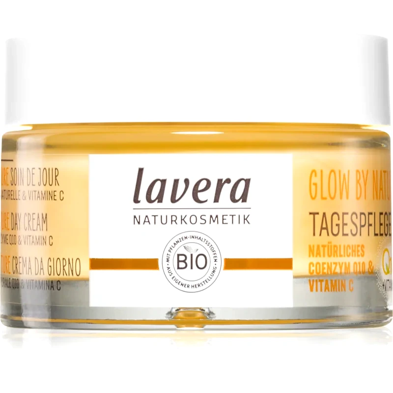 Lavera Lavera Glow by Nature δροσιστική κρέμα ημέρας με βιταμίνη C 50 ml