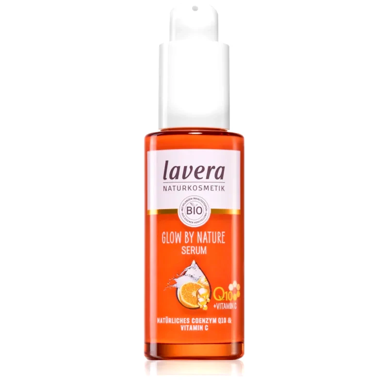 Lavera Lavera Glow by Nature δροσιστικός ενυδατικός ορός προσώπου με βιταμίνη C 30 ml