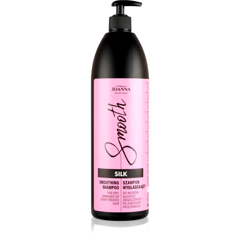 Joanna Joanna Professional Silk περιποιητικό σαμπουάν για ξηρά,κατεσραμμένα και χημικά επεξεργαζμένα μαλλιά 1000 ml