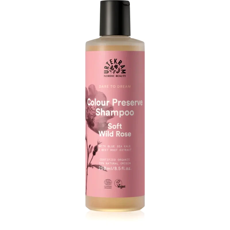 Urtekram Urtekram Soft Wild Rose απαλό σαμπουάν για βαμμένα μαλλιά 250 ml