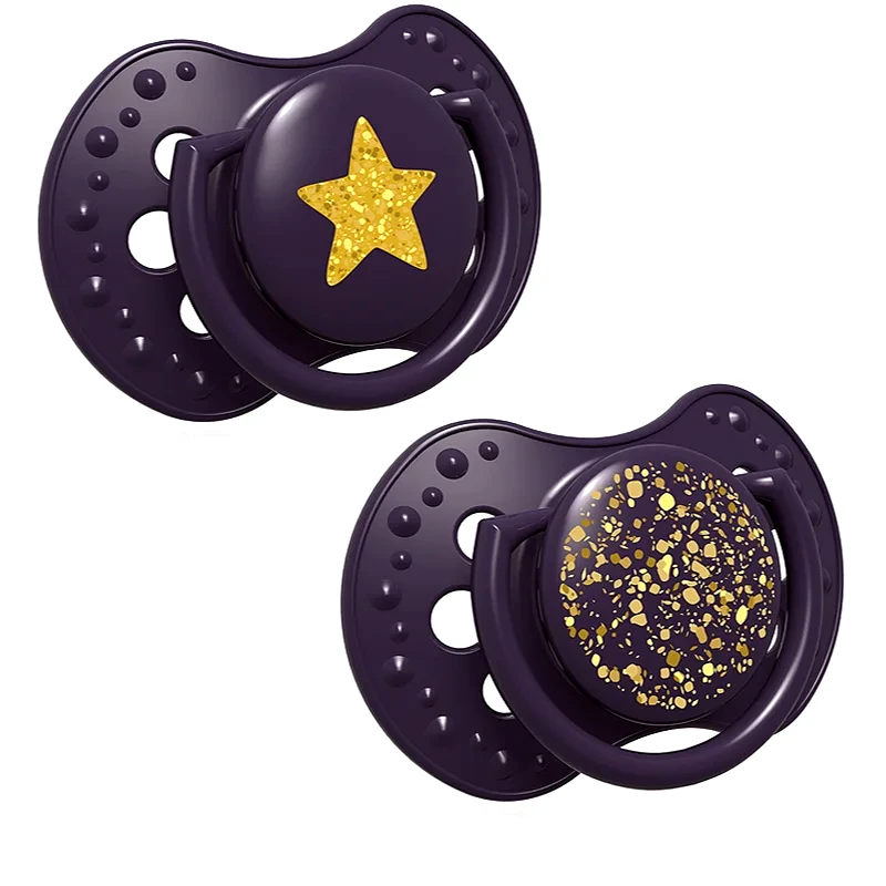 LOVI LOVI Stardust Violet πιπίλα 0-3 m 2 τμχ