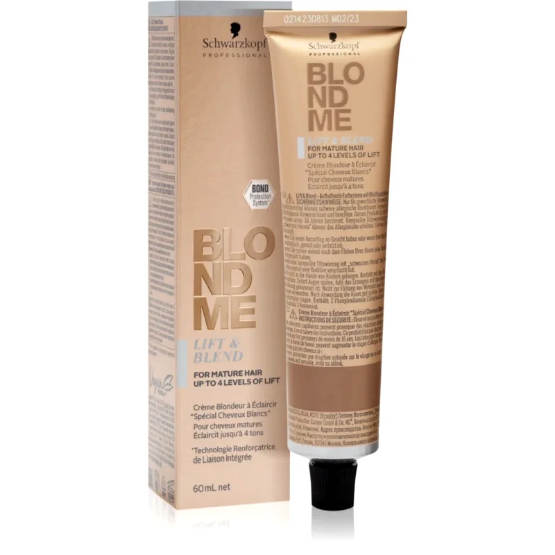 Schwarzkopf Professional Schwarzkopf Professional Blondme Lift & Blend κρέμα φωτεινότητας για ξανθά μαλλιά απόχρωση Biscuit 60 ml