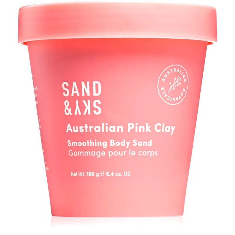 Sand & Sky Sand & Sky Australian Pink Clay Smoothing Body Sand λαμπρυντική απολέπιση για το σώμα 180 γρ