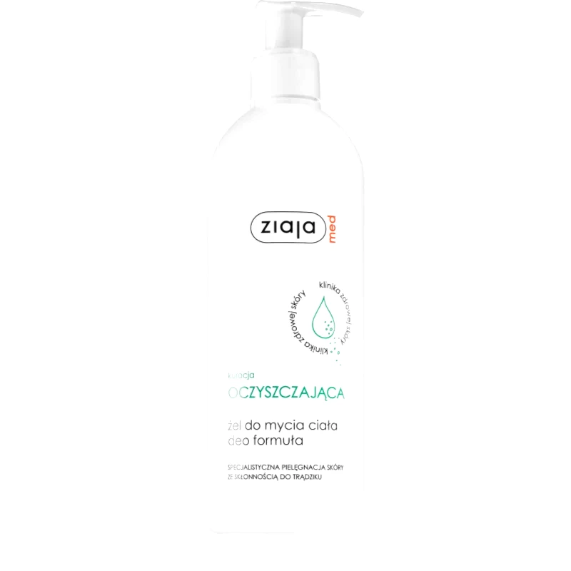 Ziaja Med Ziaja Med Antibacterial Care καθαριστικό τζελ για μείωση του σμήγματος για το σώμα 400 ml