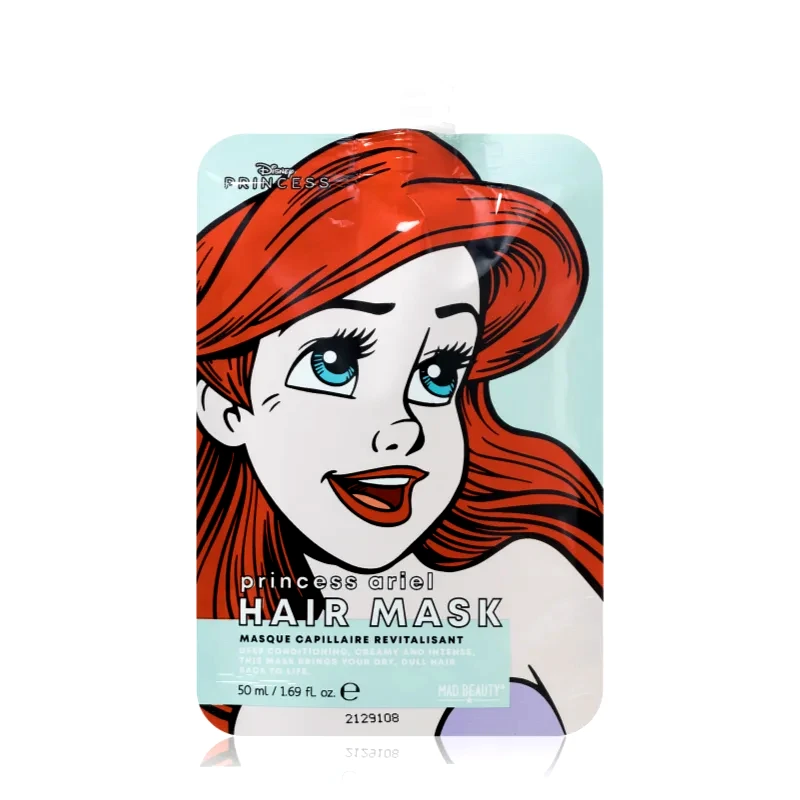 Mad Beauty Mad Beauty Disney Princess Ariel ενυδατική μάσκα για τα μαλλιά 50 ml