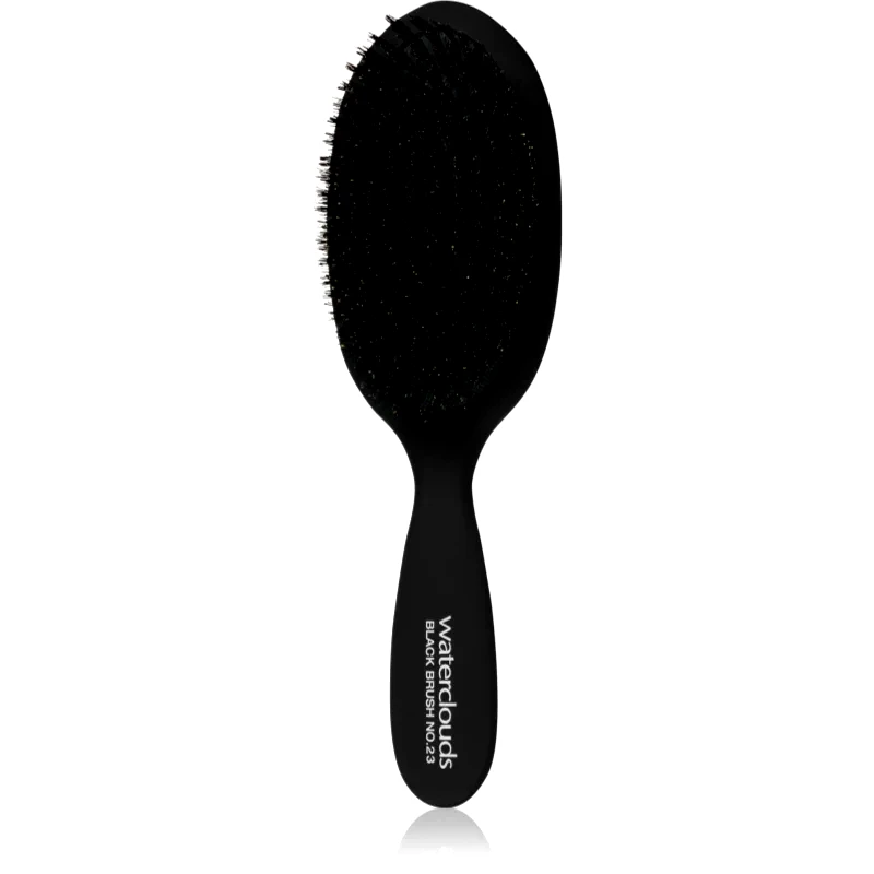 Waterclouds Waterclouds Black Brush Äkta Oval βούρτσα για τα μαλλιά 1 τμχ
