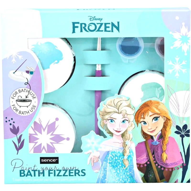 Disney Disney Frozen 2 Paint Your Owen αφρώδεις μπάλες για το μπάνιο για παιδιά