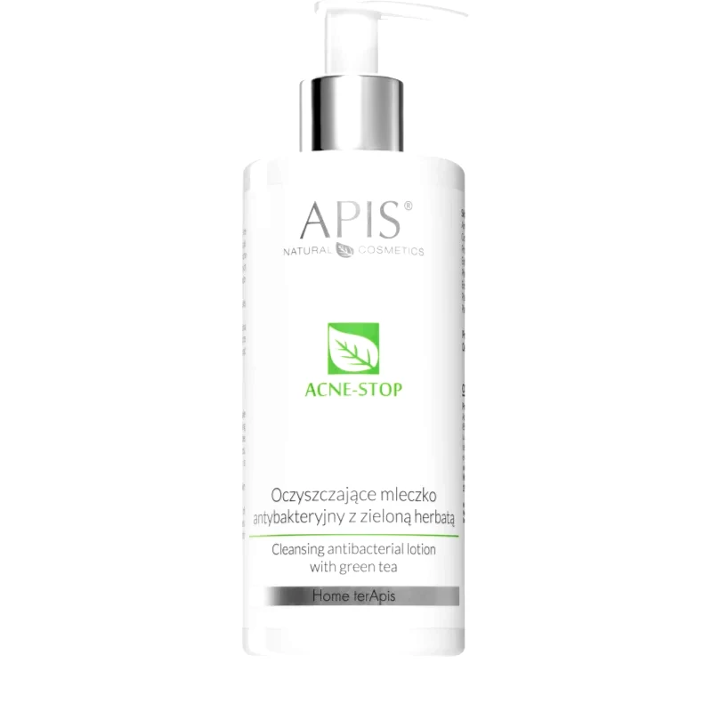 Apis Natural Cosmetics Apis Natural Cosmetics Acne-Stop Home TerApis λοσιόν καθαρισμού και ντεμακιγιάζ με πράσινο τσάι 300 ml