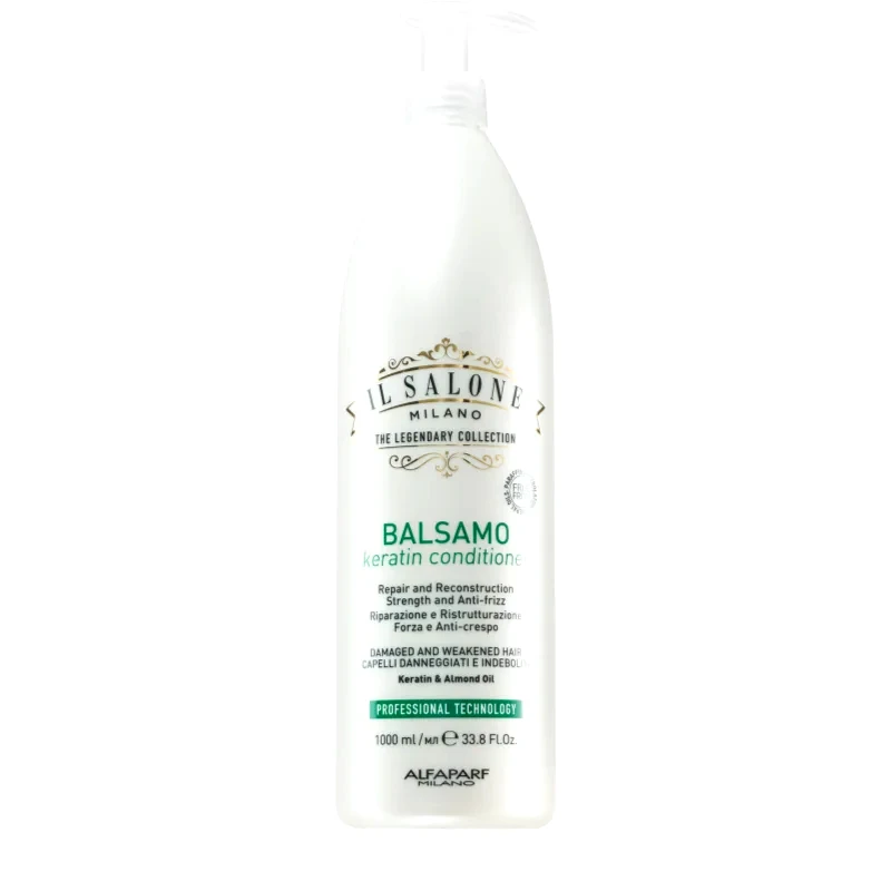 Alfaparf Milano Alfaparf Milano Il Salone Milano Keratin αποκαταστατικό μαλακτικό για κατεστραμμένα μαλλιά 1000 ml