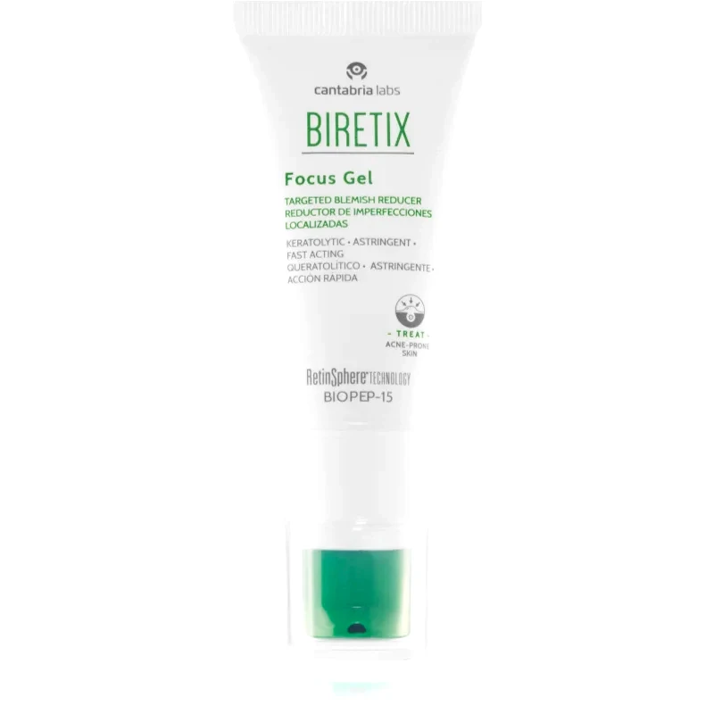 Biretix Biretix Treat Focus Gel ενυδατικό και καταπραϋντικό τζελ για λιπαρή επιδερμίδα με τάση για ακμή 15 ml