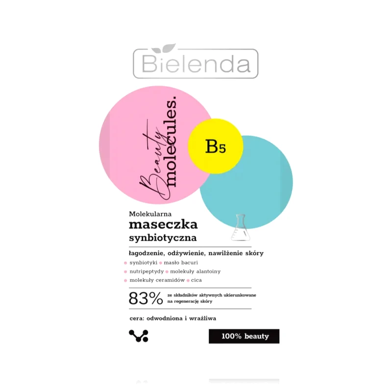 Bielenda Bielenda Beauty Molecules καταπραϋντική μάσκα 8 γρ