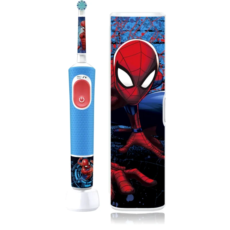 Oral B Oral B PRO Kids 3+ Spiderman ηλεκτρική οδοντόβουρτσα με τσάντα για παιδιά 1 τμχ
