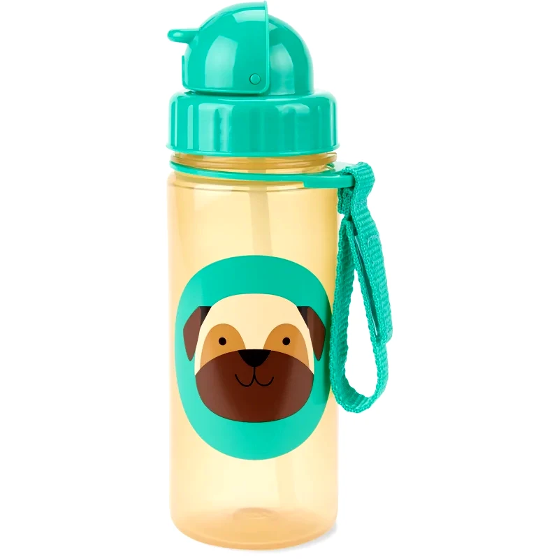 Skip Hop Skip Hop Zoo κύπελλο με καλαμάκι Pug 12 m+ 390 ml