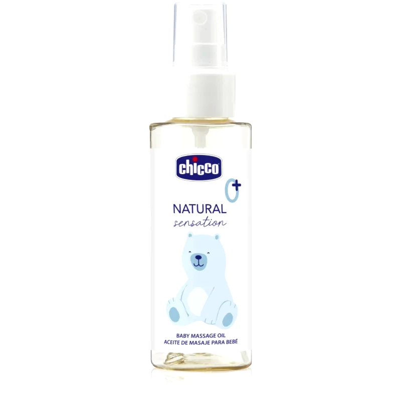 Chicco Chicco Natural Sensation Baby λάδι για μασάζ για παιδιά από τη γέννηση 0+ 100 μλ