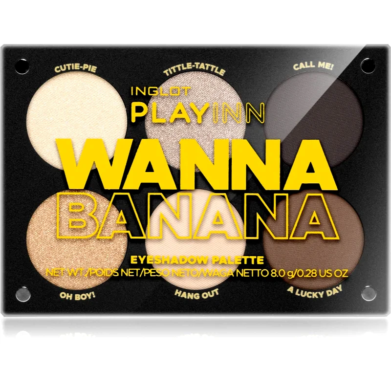 Inglot Inglot PlayInn Eyeshadow Palette Παλέτα σκιών για τα μάτια απόχρωση Wanna Banana 8 γρ