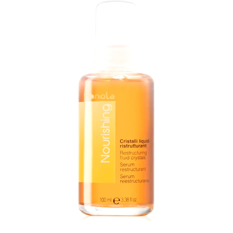 Fanola Fanola Nourishing Cristalli Liquidi ελαιώδης ορός για ξηρά και κατεστραμμένα μαλλιά 100 ml