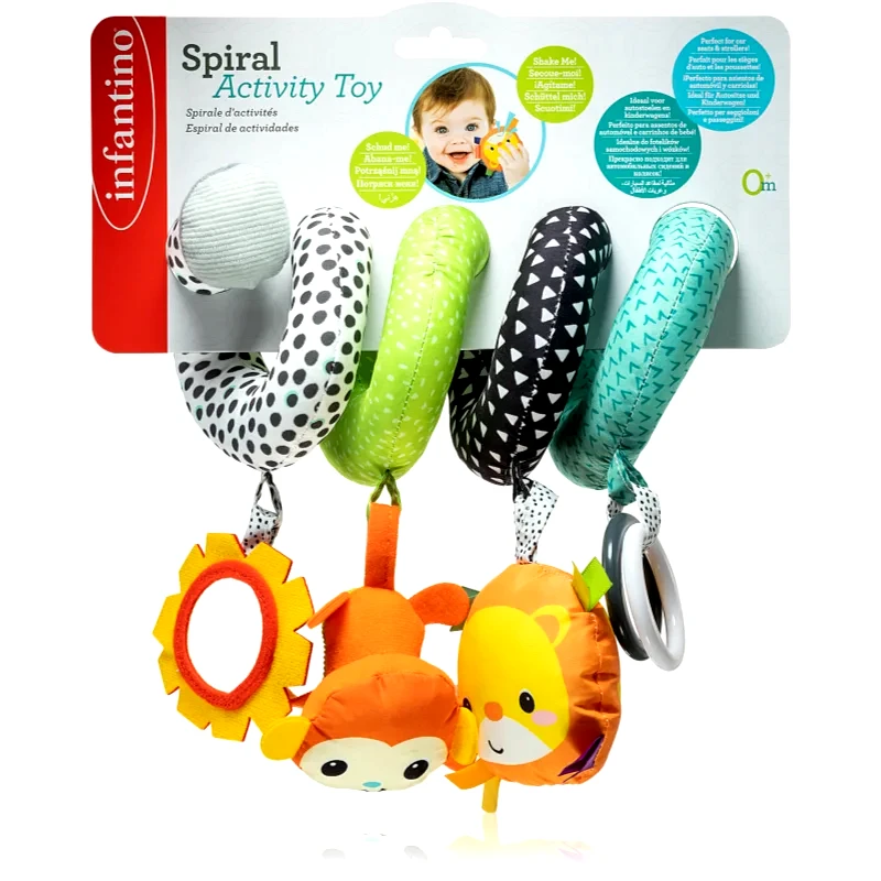 Infantino Infantino Hanging Toy κρεμαστό παιχνίδι δραστηριοτήτων με έντονα χρώματα 1 τμχ
