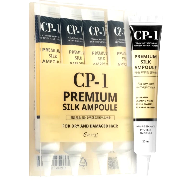 CP-1 CP-1 Premium Silk φροντίδα αποκατάστασης χωρίς ξέβγαλμα για ξηρά και κατεστραμμένα μαλλιά 4x20 ml