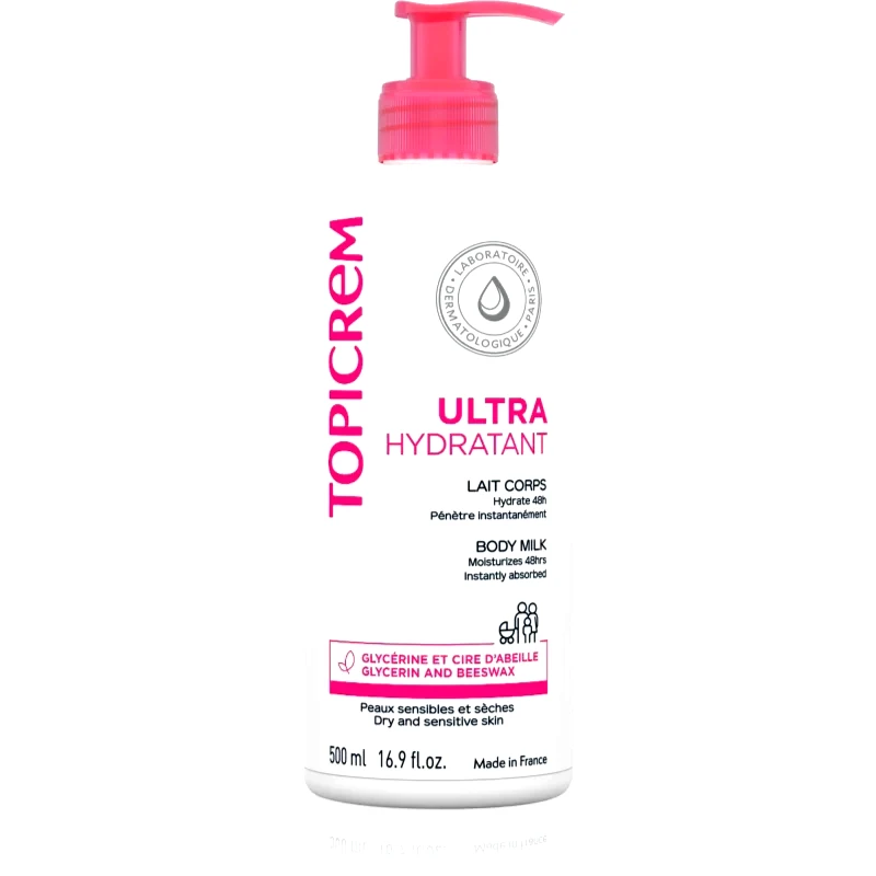 Topicrem Topicrem UH BODY Ultra-Moisturizing Body Milk βαθιά ενυδατική λοσιόν σώματος για ξηρό και ευαίαισθητο δέρμα 500 ml