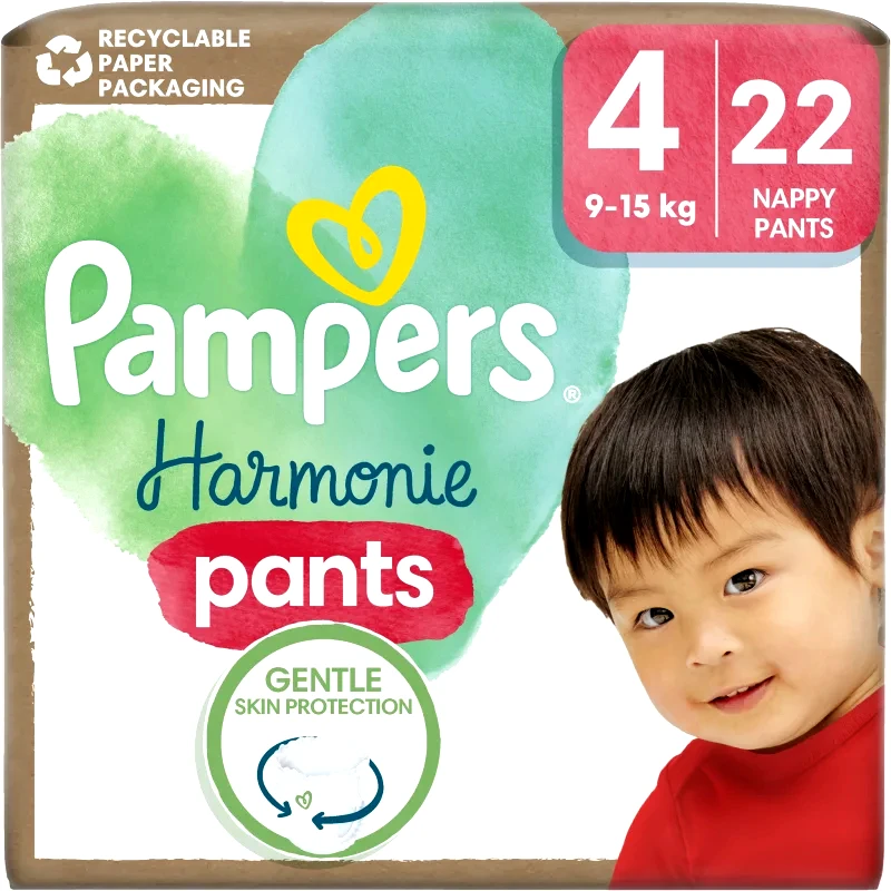 Pampers Pampers Harmonie Pants Size 4 πάνα - βρακάκι 9-15 kg 22 τμχ