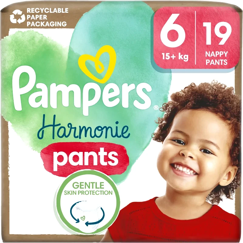 Pampers Pampers Harmonie Pants Size 6 πάνα - βρακάκι 15+ kg 19 τμχ