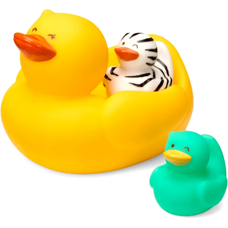 Infantino Infantino Water Toy Duck with Ducklings παιχνίδι για το μπάνιο 2 τμχ