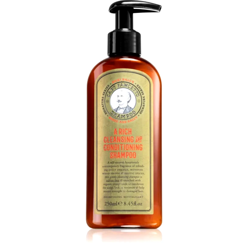 Captain Fawcett Captain Fawcett Shampoo Ricki Halls's Booze & Baccy καθαριστικό σαμπουάν για άντρες 250 ml