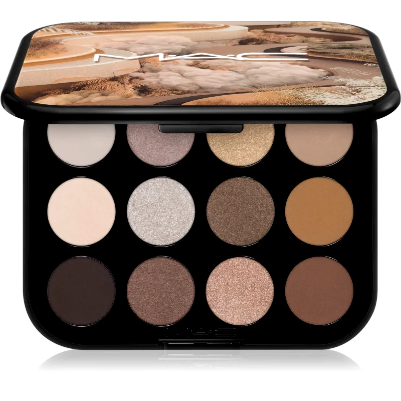 MAC Cosmetics MAC Cosmetics Connect In Colour Eye Shadow Palette 12 shades Παλέτα σκιών για τα μάτια απόχρωση Unfiltered Nudes 12,2 γρ