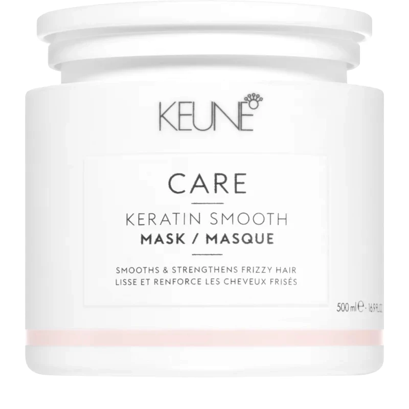Keune Keune Care Keratin Smooth Mask ενυδατική μάσκα για τα μαλλιά για ξηρά και κατεστραμμένα μαλλιά 500 ml