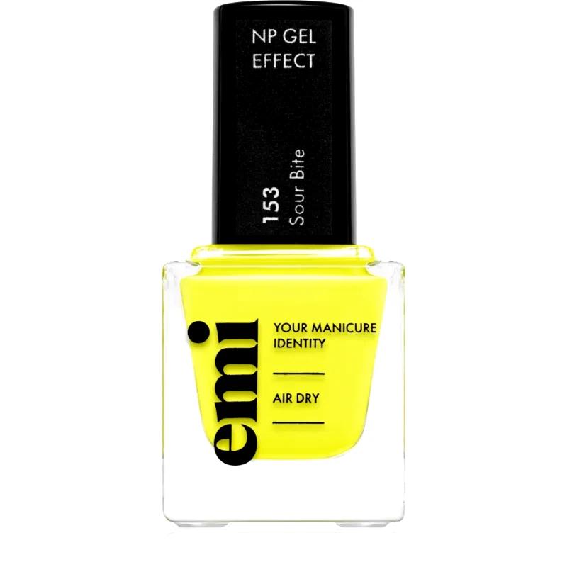 emi emi E.MiLac Gel Effect Ultra Strong βερνίκι νυχιών για τζελ αποτέλεσμα χωρίς χρήση UV/LED λαμπτήρα απόχρωση Sour Bite #153 9 ml