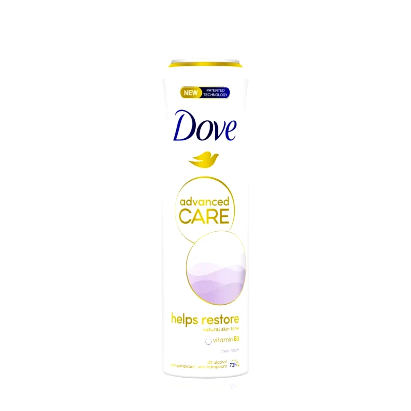 Dove Dove Advanced Care Helps Restore αντιιδρωτικό χωρίς αλκοόλ Clean Touch 150 ml